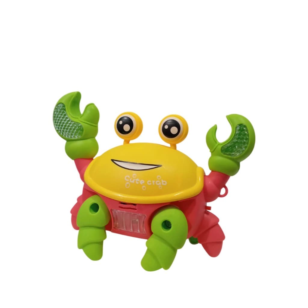 Brinquedo Caranguejo Fujão Musical Som Luz E Movimento Infantil Para Bebês