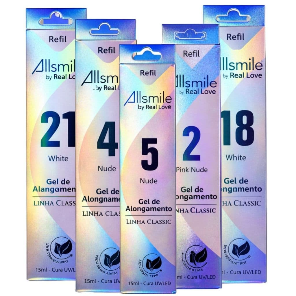 Refil Gel de Modelagem para Unhas SEM TPO Gel Linha Classic 15ml Real Love