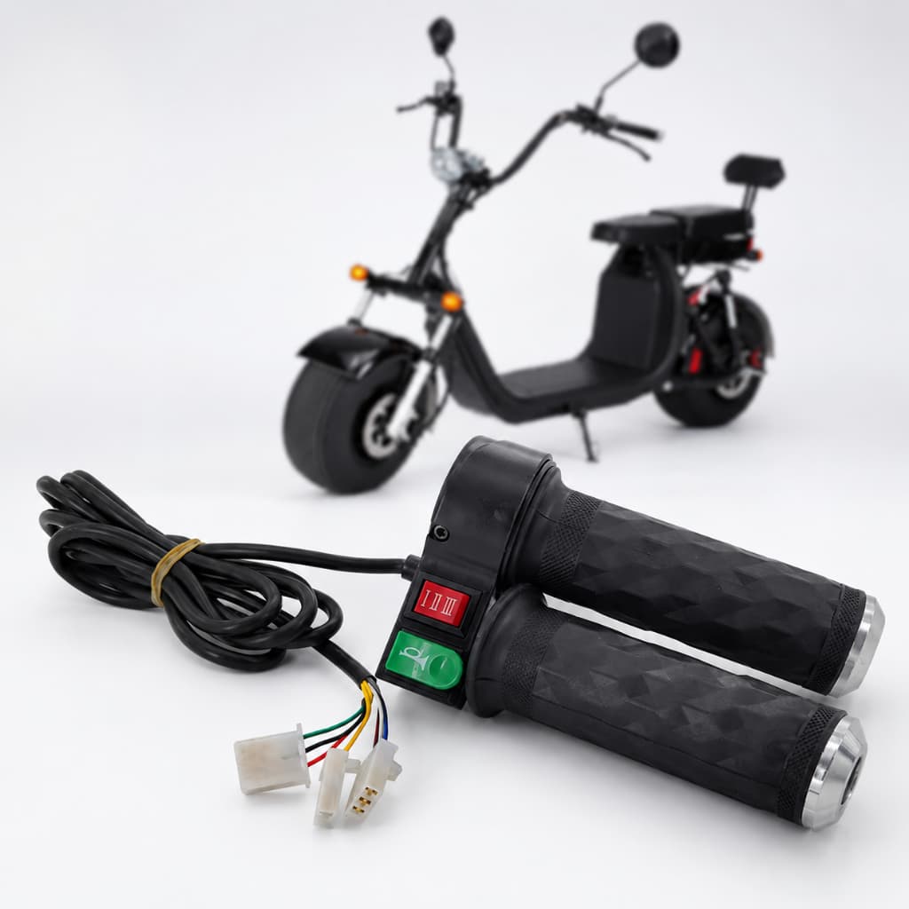 Acelerador Scooter Elétrica 60v Com Buzina Premium Superior