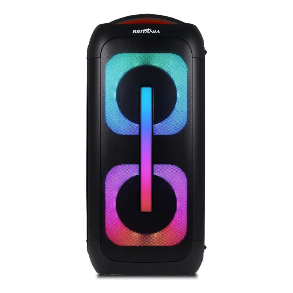 Caixa de Som Amplificada Britânia Flash Lights 650W BCX6801