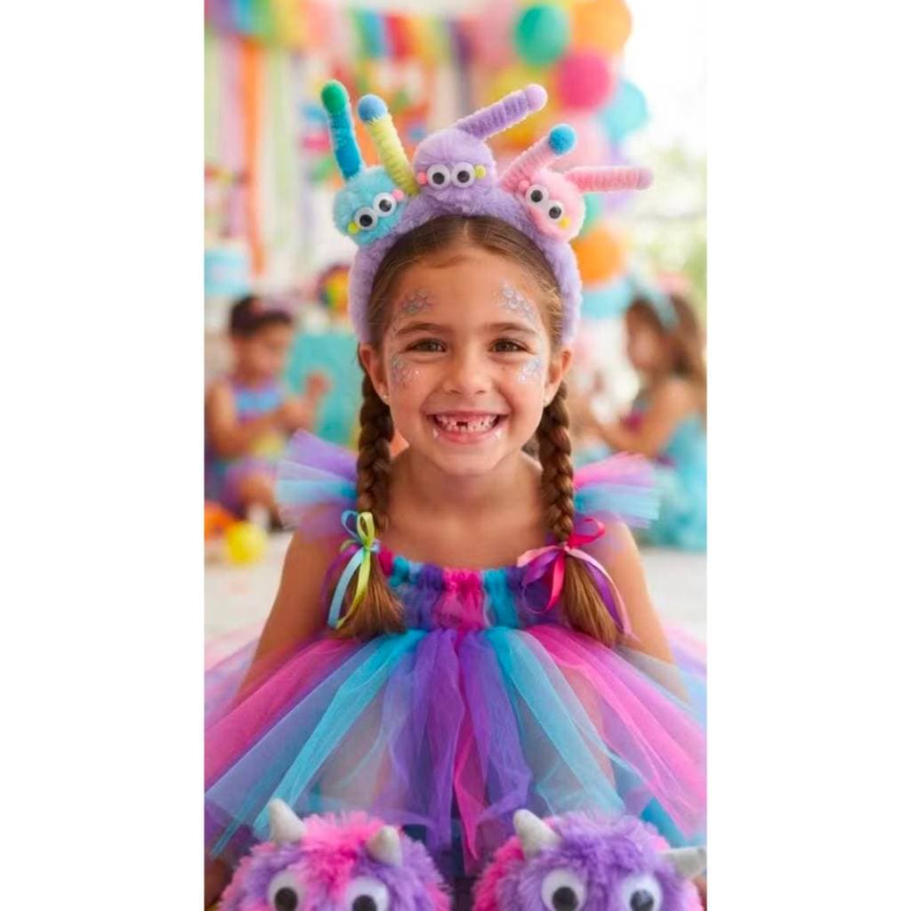 Tiara bichinhos com antena de mola acessorio  fofo para cabelo festa maluco