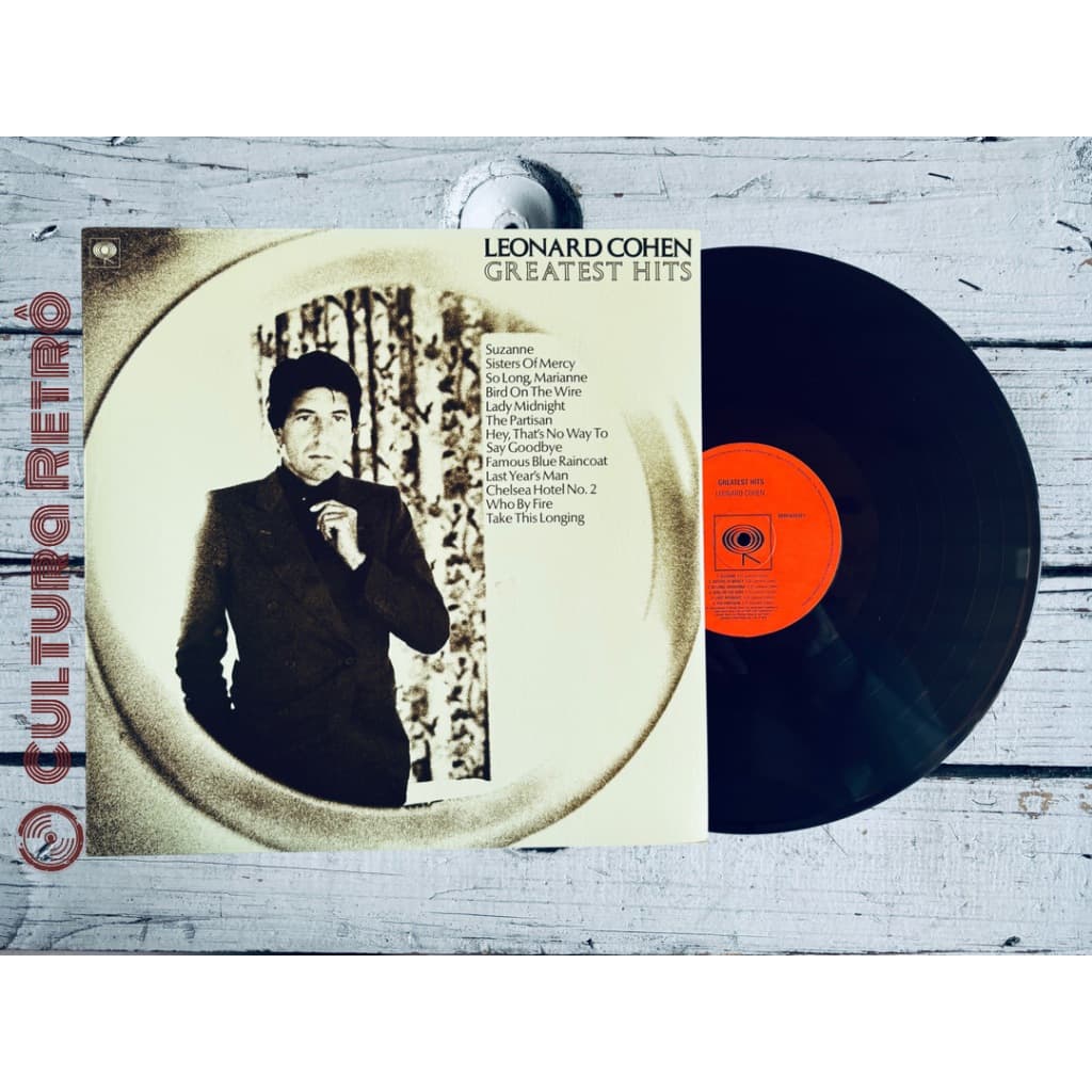 LP VINIL GREATEST HITS LEONARD COHEN 2018 ( LACRADO/ PRETA)