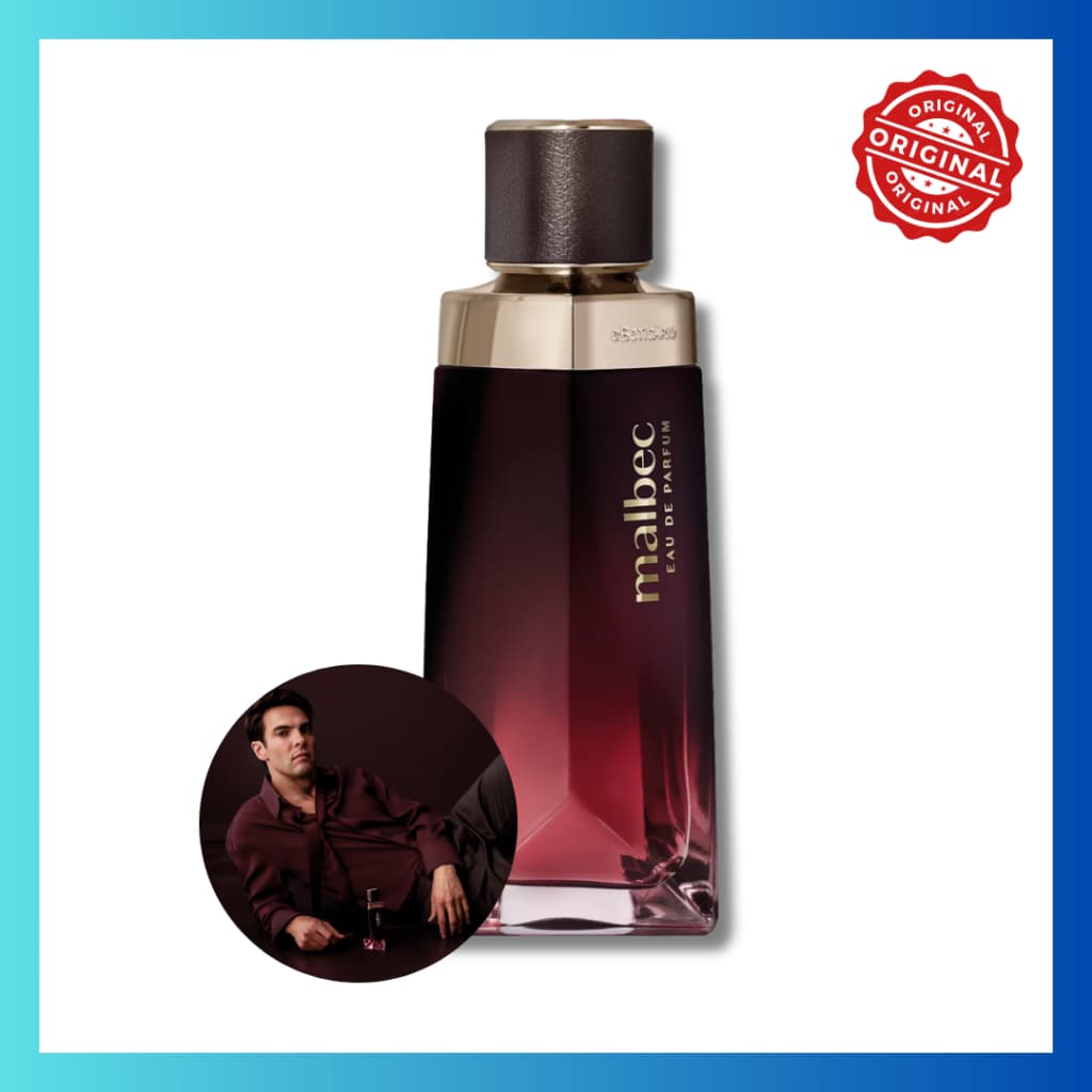 Novo Malbec Eau De Parfum 90ml - Maior Concentração de Fragrãncia