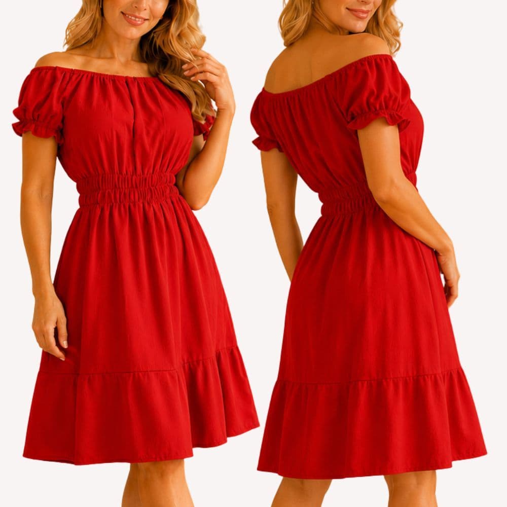 Kit 2 Vestido Midi Ciganinha Confortável Rodado Feminino Moda Evangelica Lastec