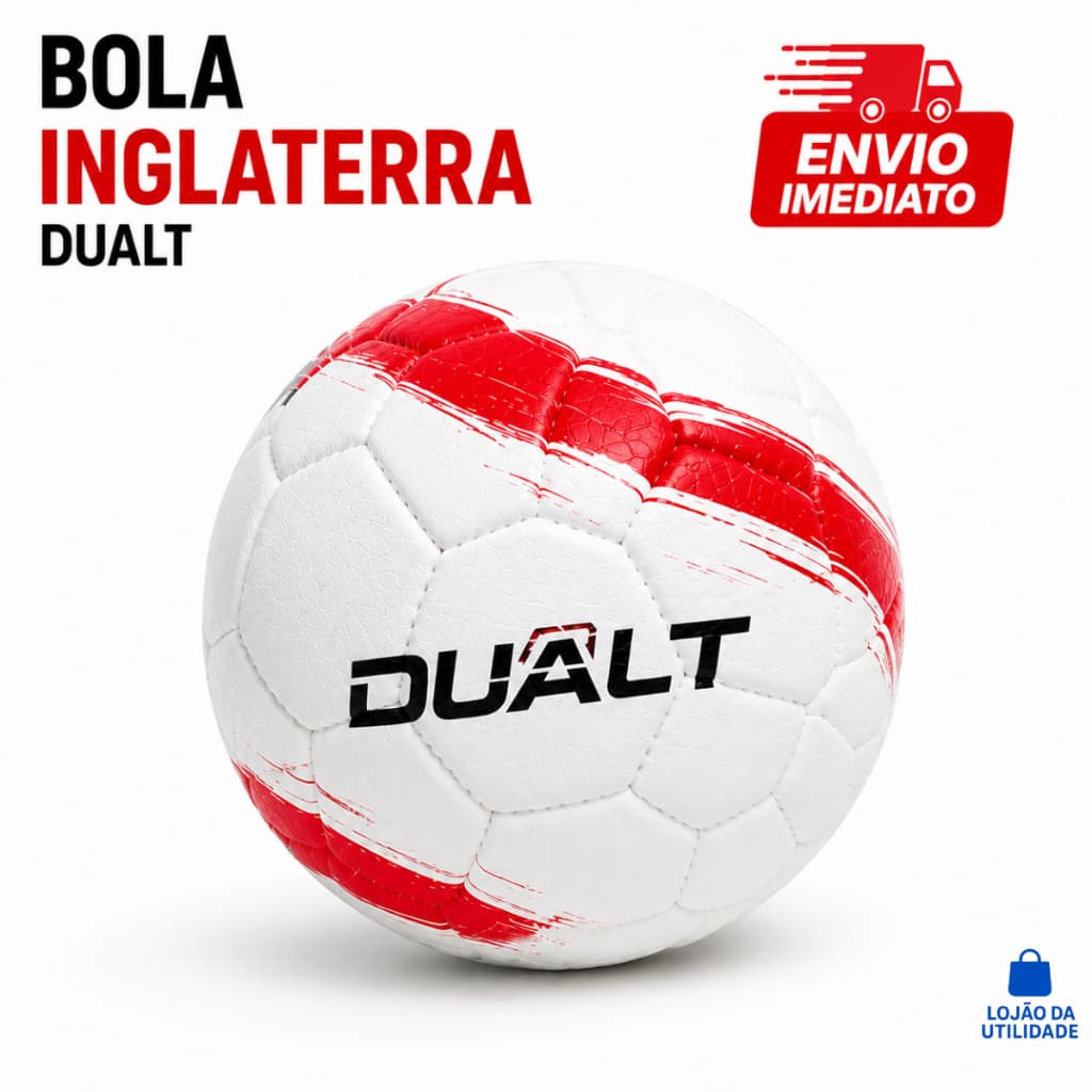 Bola Inglaterra Dualt – Resistente e Pronta para o Jogo
