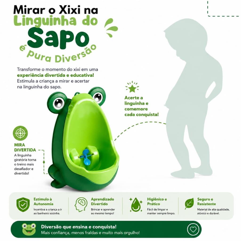 mictorio infantil Menino sapinho troninho desfralde Pinico
