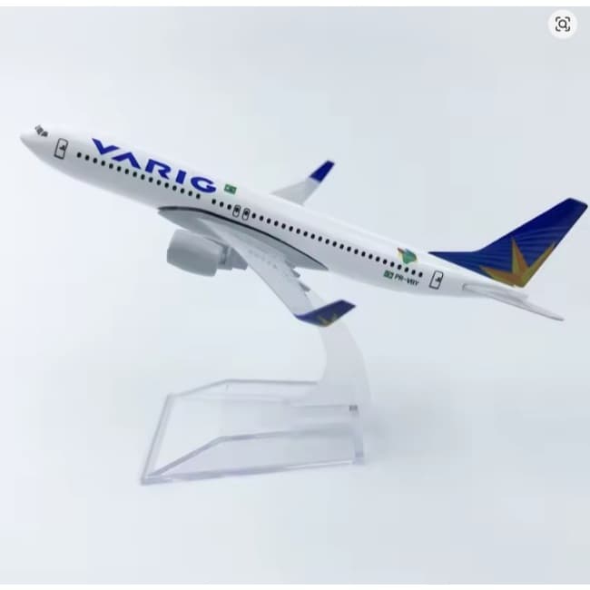 MINIATURA COLECIONÁVEL METAL AVIÃO COMERCIAL BOEING AIRBUS