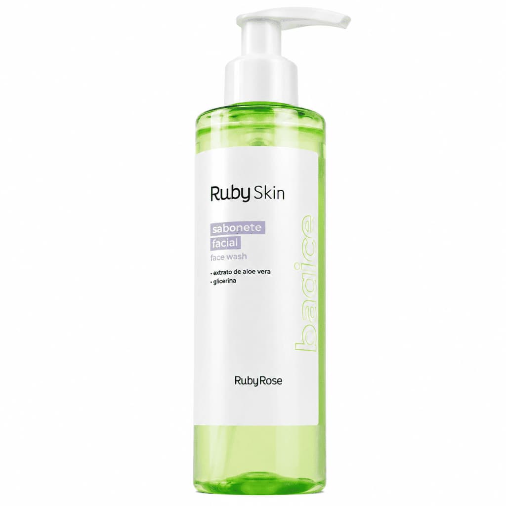Sabonete Líquido Facial Ruby Rose Face Wash Ruby Skin 190ml