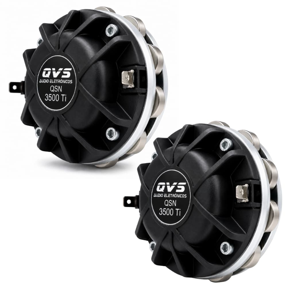 2 Driver Titanio Qvs 3500ti 80w Rms Neodimio Neodimyum Som Automotivo Som Profissional Line Array