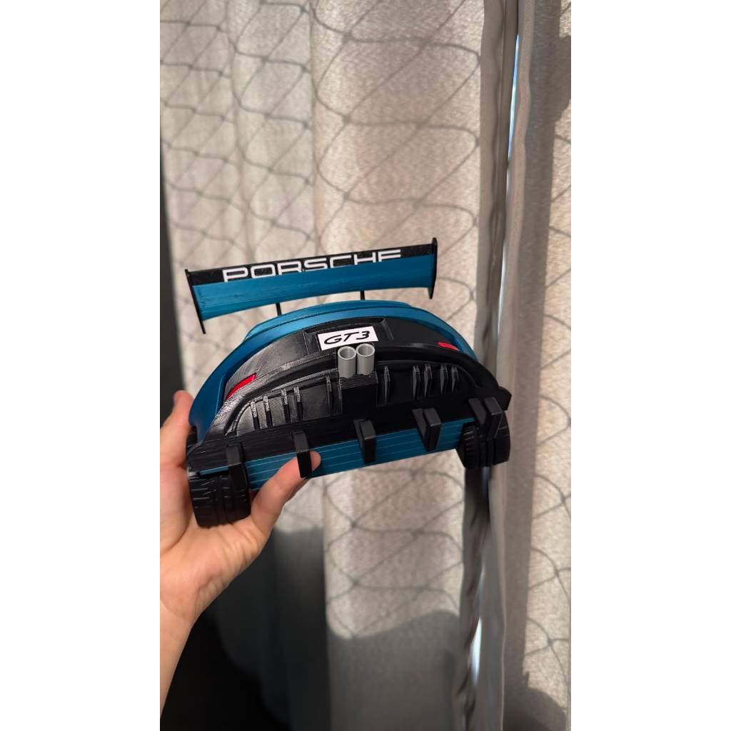 Porta Chaves Porsche GT3 Suporte de Parede Organizador de Chaves