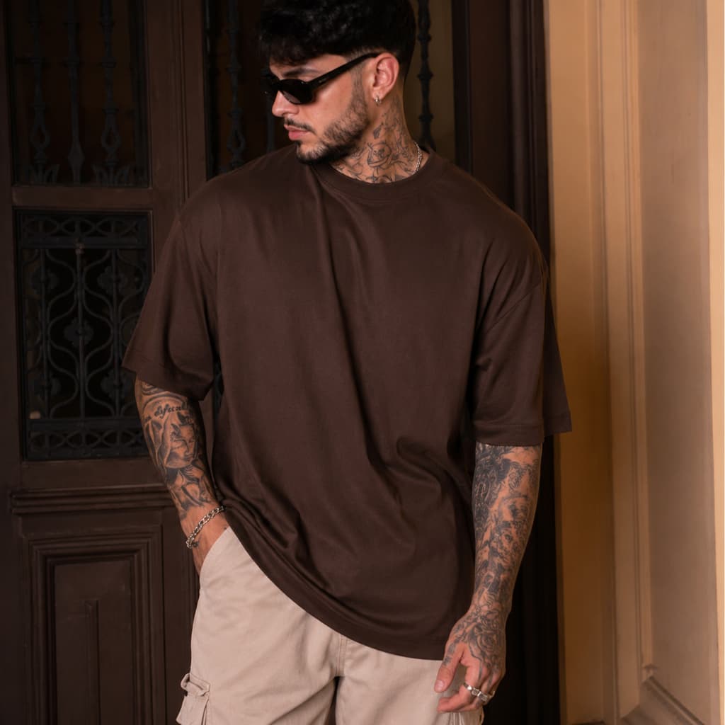Camiseta Oversized Unissex Treino Musculação Skatista Streetwear 100% Algodão