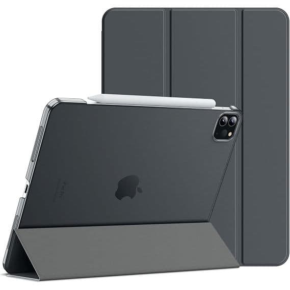 Capa para iPad Pro 11Traseira Acrílica Fume Cinza / Transparente