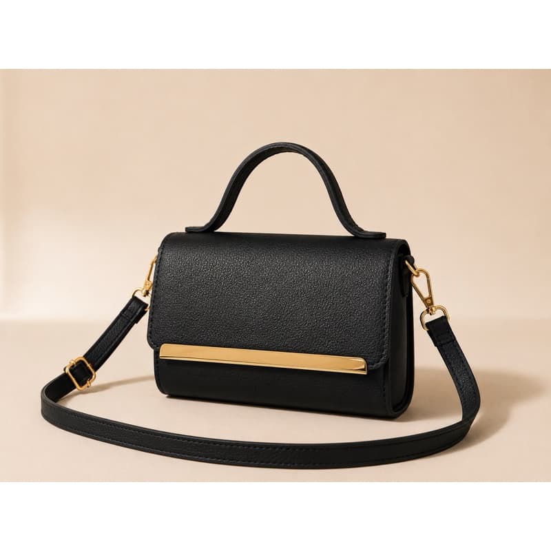 Bolsa Feminina Alça Tranversal Bolsa de Mão Básica Elegante Várias Cores