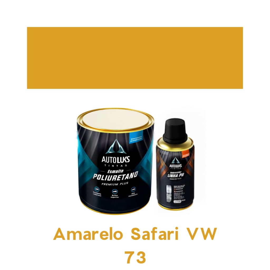 TINTA PU AMARELO SAFARI VW73 0,6L + CATALISADOR 0,2L