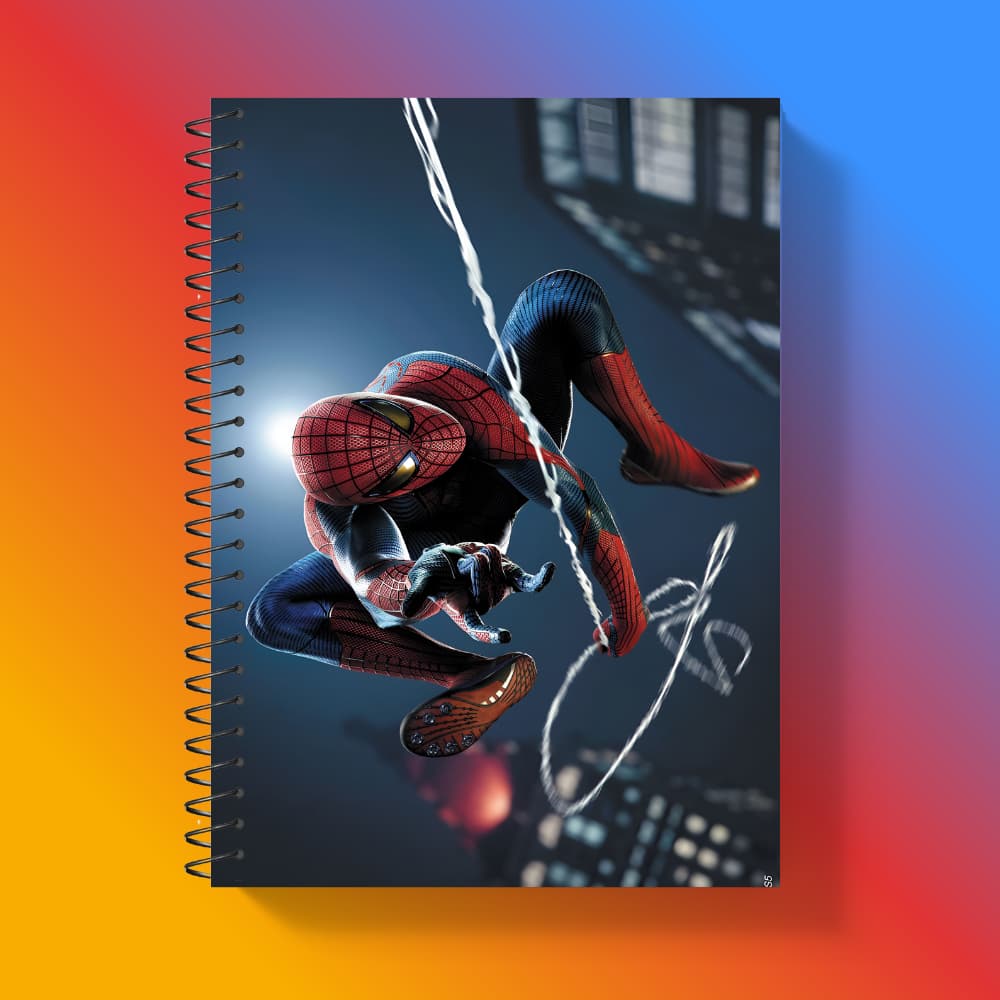 Caderno Homem Aranha Personalizado Capa Dura 1, 10 e 20 Materias