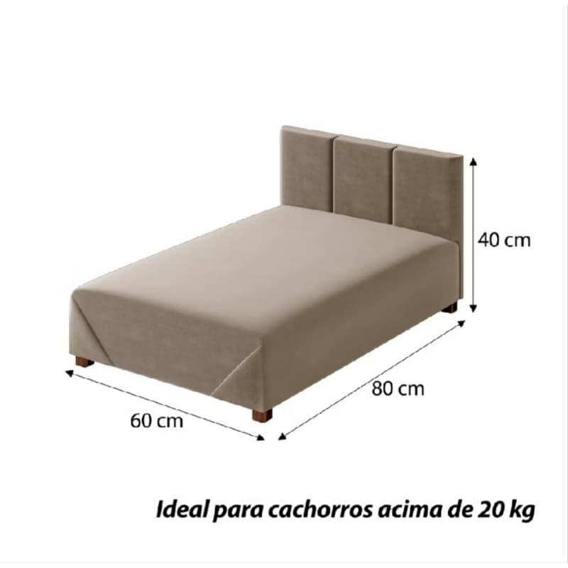 cama box pet 🐶 ideal para seu pet 😻 80x60 médio porte ideal para seu pet conforto e carinho para seu animalzinho