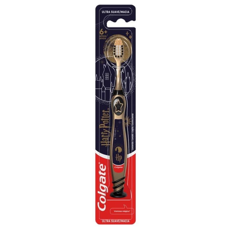 Escova De Dente Infantil Smiles Harry Potter 6+ Anos Ultra Macia Colgate 1, 2 e 3 unidades