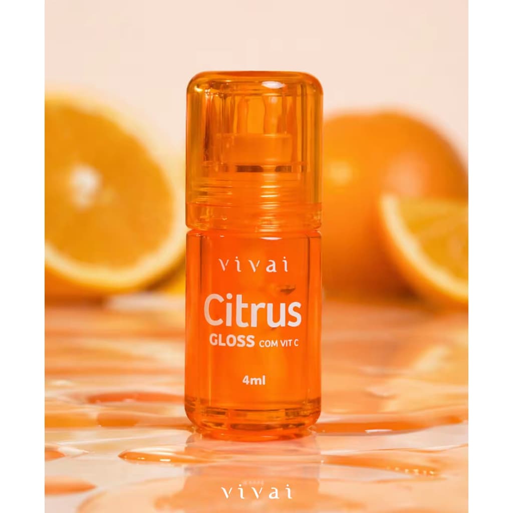 Lip Oil com VITAMINA C Gloss Labial Hidratante | Hidratação intensa Vivai