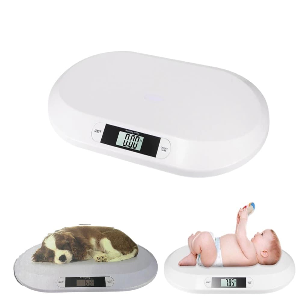 Balanca Digital Bebe Pediatrica Digital 20kg Pet Veterinario Branc