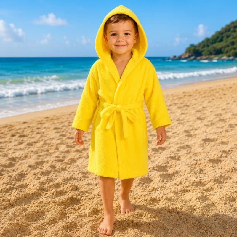 Roupão Infantil menino menina atoalhado felpudo pós banho ou piscina
