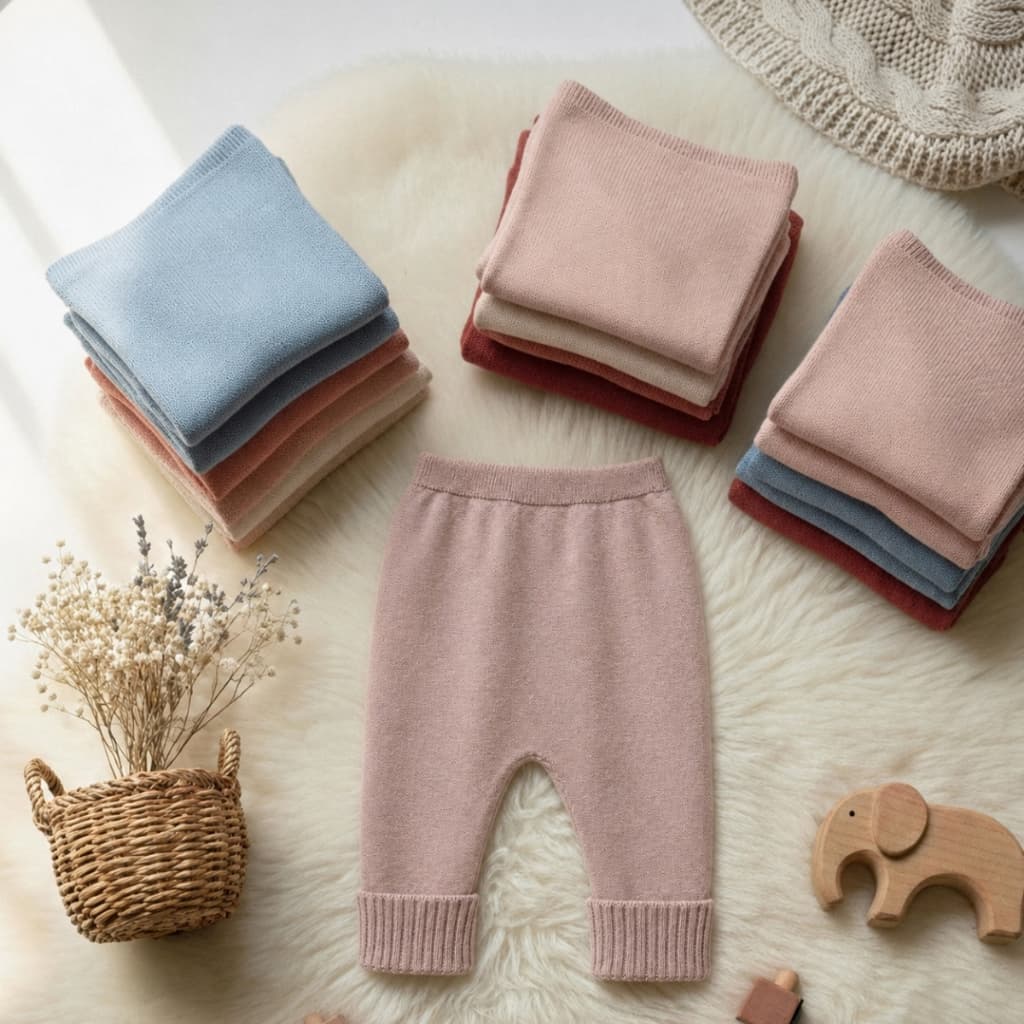Calça Recém Nascido Tricot Quentinha Confortavel Saida Maternidade Unissex