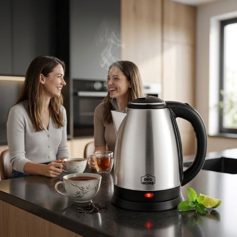 Chaleira Elétrica Inox Alta 220 V Potência 1500W Capacidade 1,8 Litros
