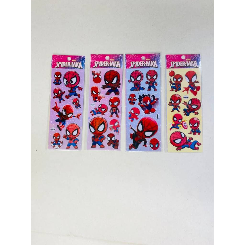 kit 36 cartelas/Sticker - Aranha Toy
