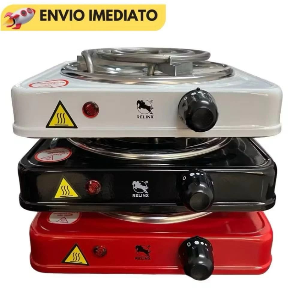Fogão Fogareiro Elétrico 1 Boca Portátil Camping RELINX