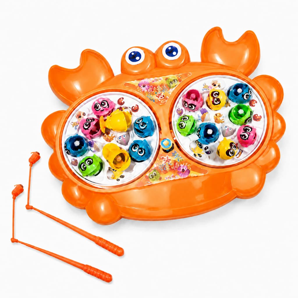 Jogo de Pescaria Infantil Peixinhos com Varinhas Brinquedo Educativo