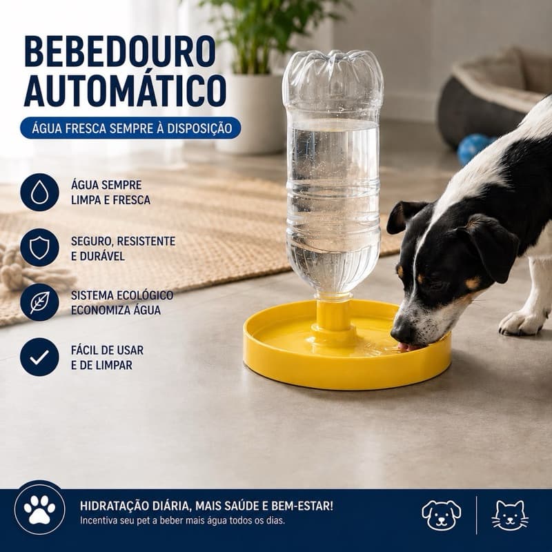 Bebedouro para Cães e Gatos – Água Sempre Disponível para seu Pet | Fonte Automática para Cachorros e Gatos