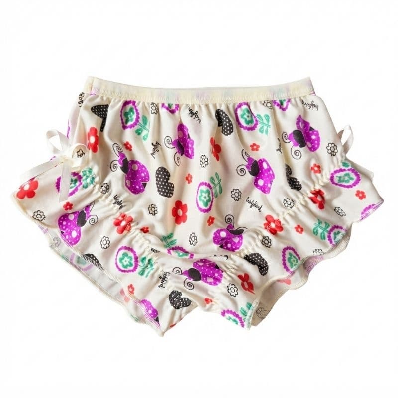 10 Calcinhas de Menina Infantil Cobertura Total do Bumbum