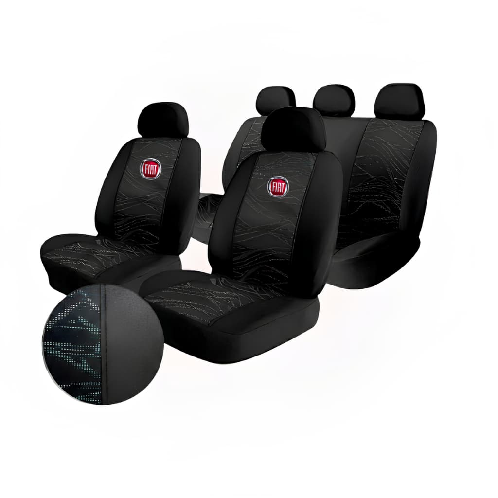 Jogo Capa Banco Estofado Tecido Grosso Fiat Uno Original