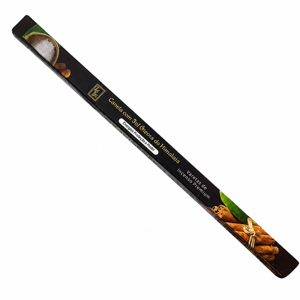 Incenso Canela com Sal Grosso do Himalaya