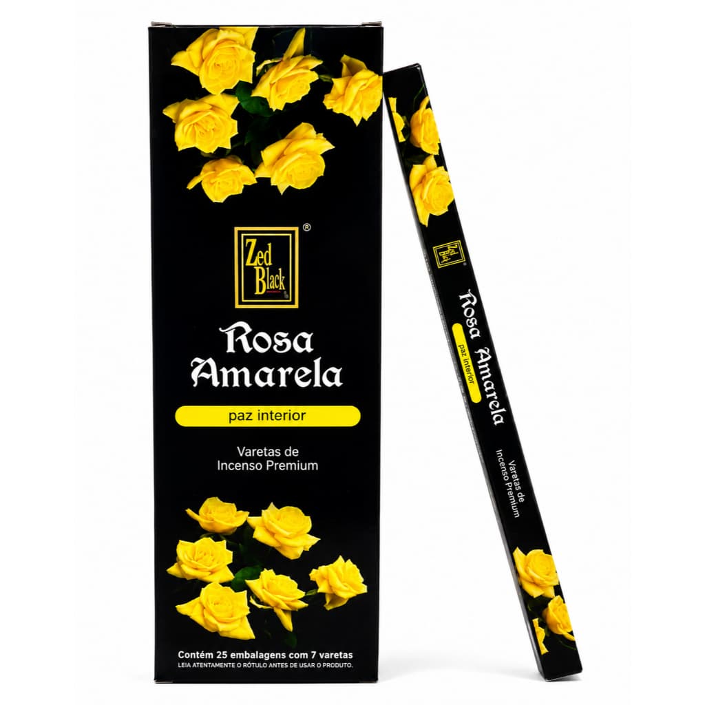 Incenso ZedBlack  Indiano Rosa Amarela