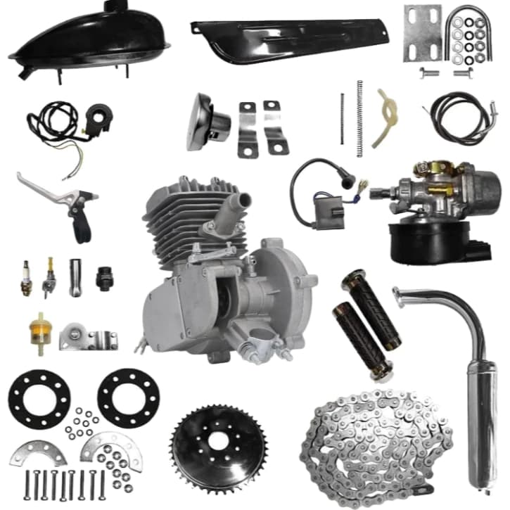 Kit Completo Motor Para Bike 80 Cilindradas Bicicleta Motorizada