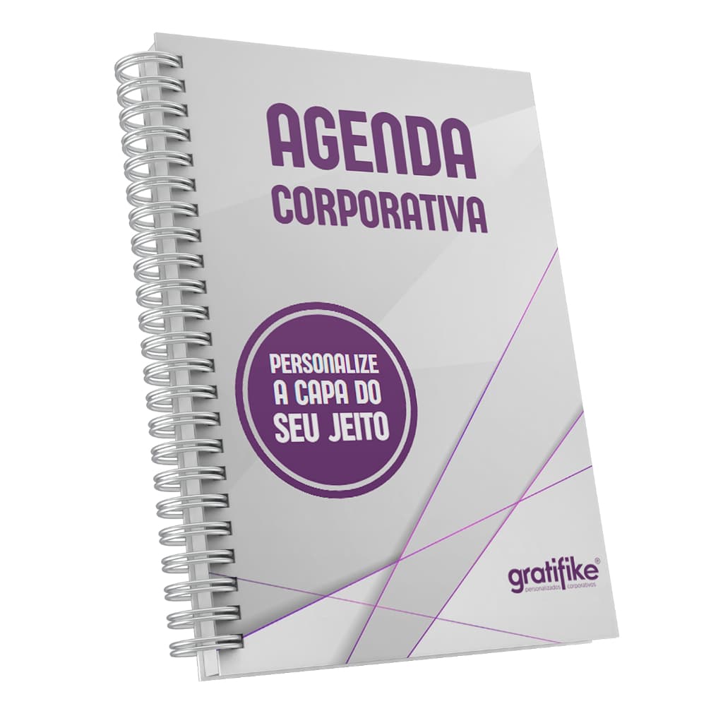 Kit 50 Agendas Empresas com logomarca Personalizada