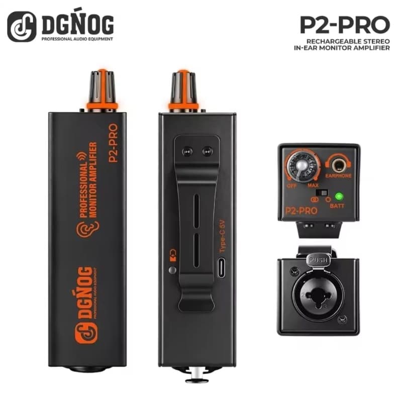 Amplificador De Fone DAC Dgnog Pro, Recarregavel, Estereo e Mono
