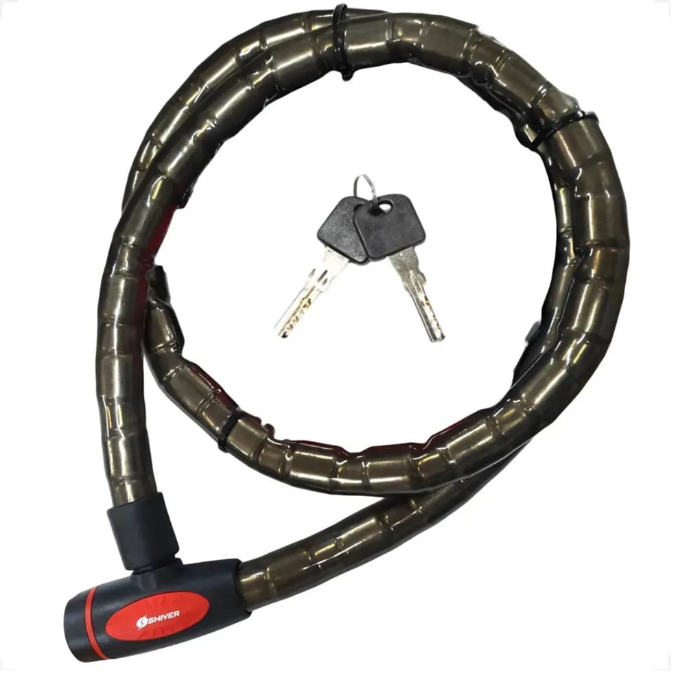 Cadeado Articulado Protetor Tambor da Chave Antifurto Moto Bicicleta Scooter