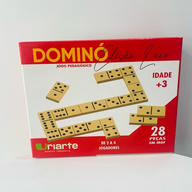 Dominó Pedagógico – 28 Peças em MDF | Uriarte