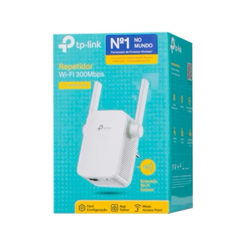 Repetidor De Sinal Wifi Expansor Wireless TL-WA855RE N300 2x2 Mimo TPLink