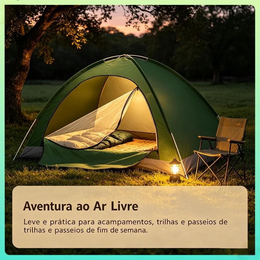 Barraca Automática para 3-4 Pessoas – Proteção UV, Impermeável e Portáti