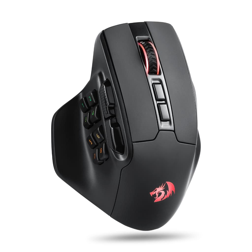 Mouse Gamer Sem Fio Redragon M811-PRO Aatrox RGB 26.000 DPI 15 Botões Macro