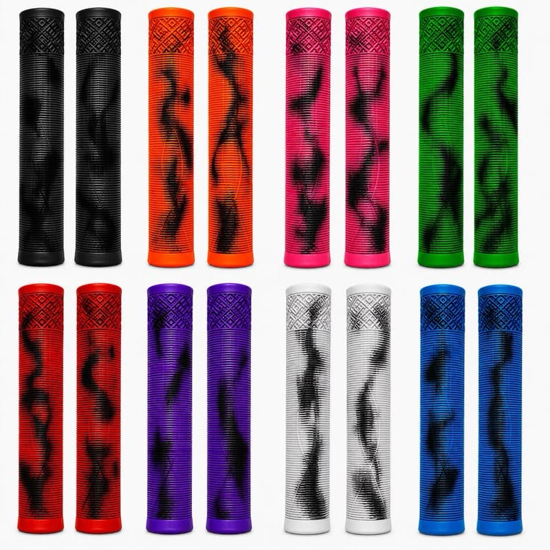 Manopla Silicone Grande 165mm LTX Modelo Gios Antderrapante Super Aderente Textura Bicicleta BMX DH Grau Manobra