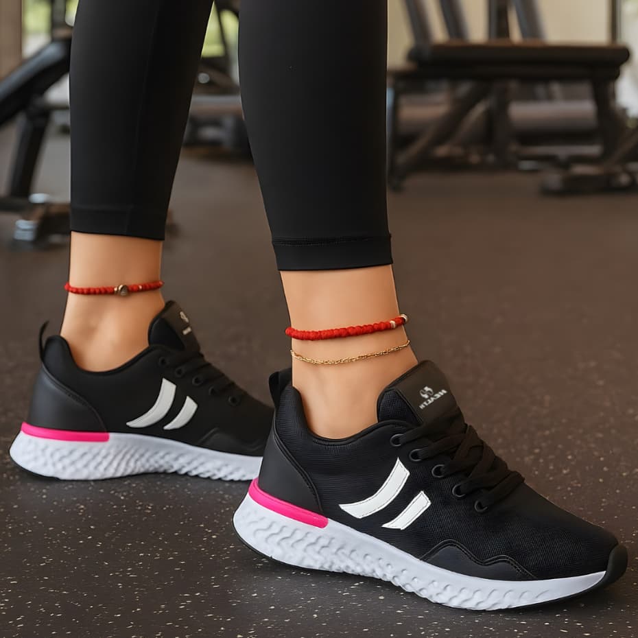 Tênis Esportivo Feminino Confortável Oferta Treino Academia Fitnes Promoção Envio Imediato Exclusivo