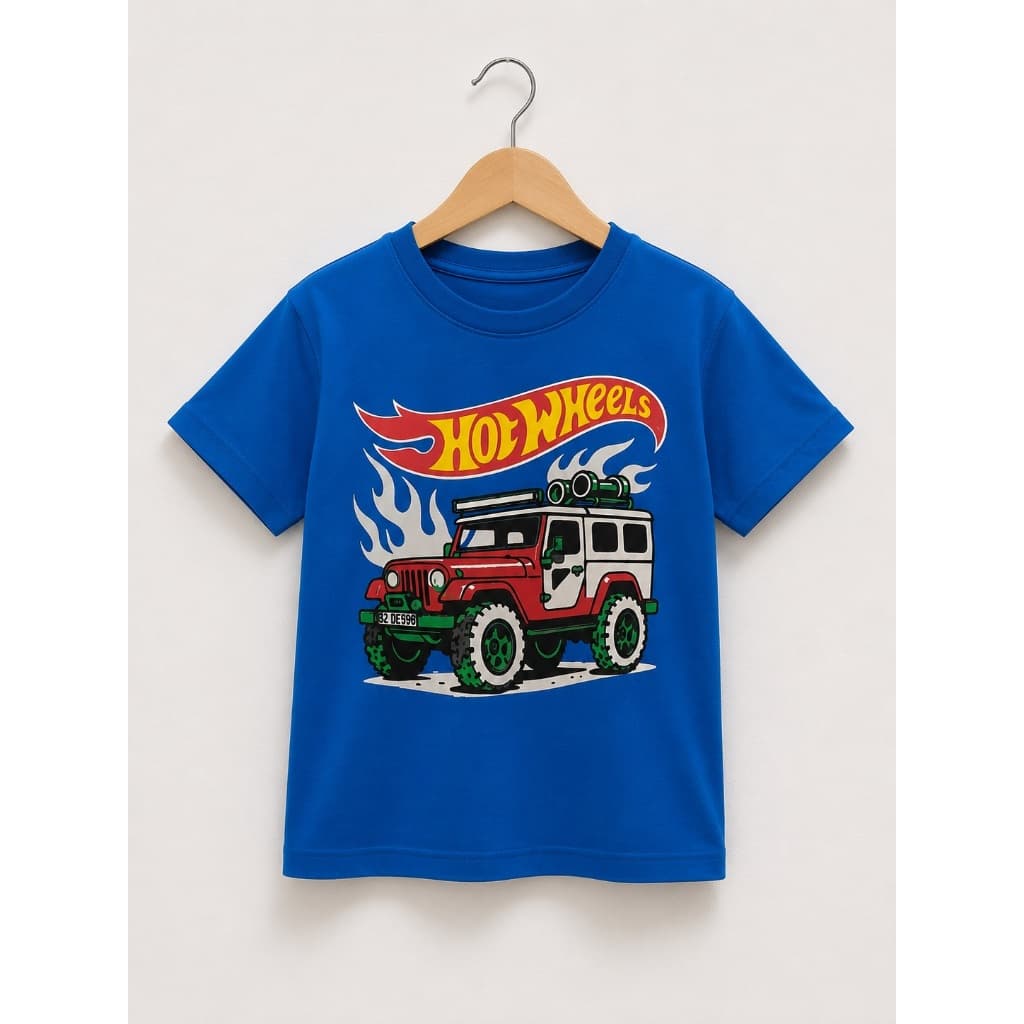 Hot Wheels Camiseta Infantil  Monster Truck Pronta Entrega 2 ao 12