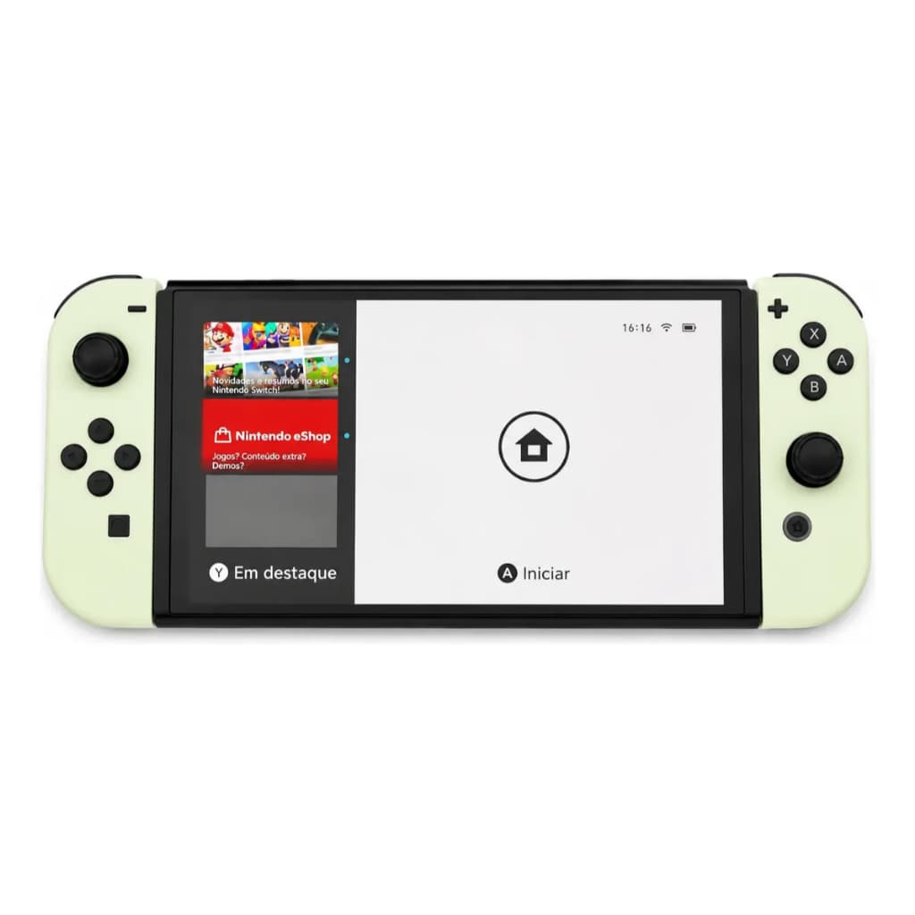 Console Nintendo Switch OLED Branco Sem Embalagem e Cartão