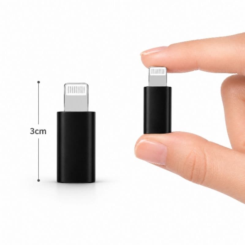 Adaptador USB-C Fêmea para Lightning Macho iPhone e iPad | Carregamento, Áudio e Transferência de Dados | ADP-7515