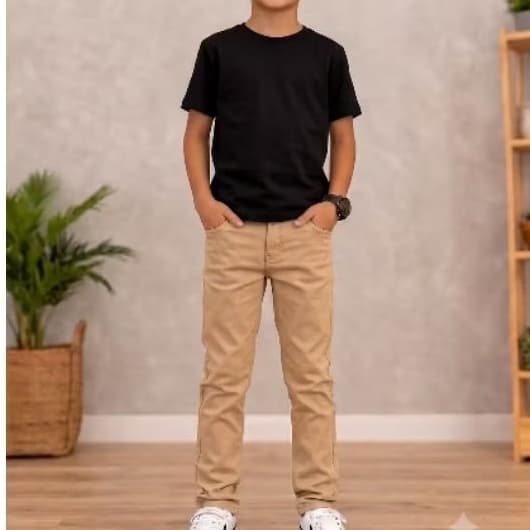conjunto infantil de menino calça e camisa