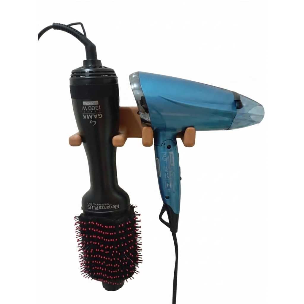 Suporte para Escova secadora e secador de cabelo.