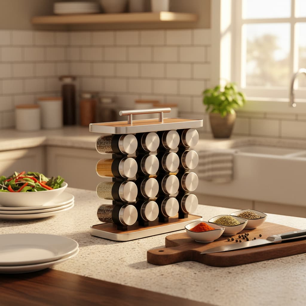 Conjunto 16 Potes de Condimentos Vidro 80ml - Inox cozinha